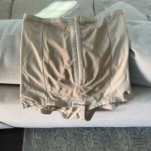 High-Waisted Bellefit Tan Shapewear Shorts Postpartum